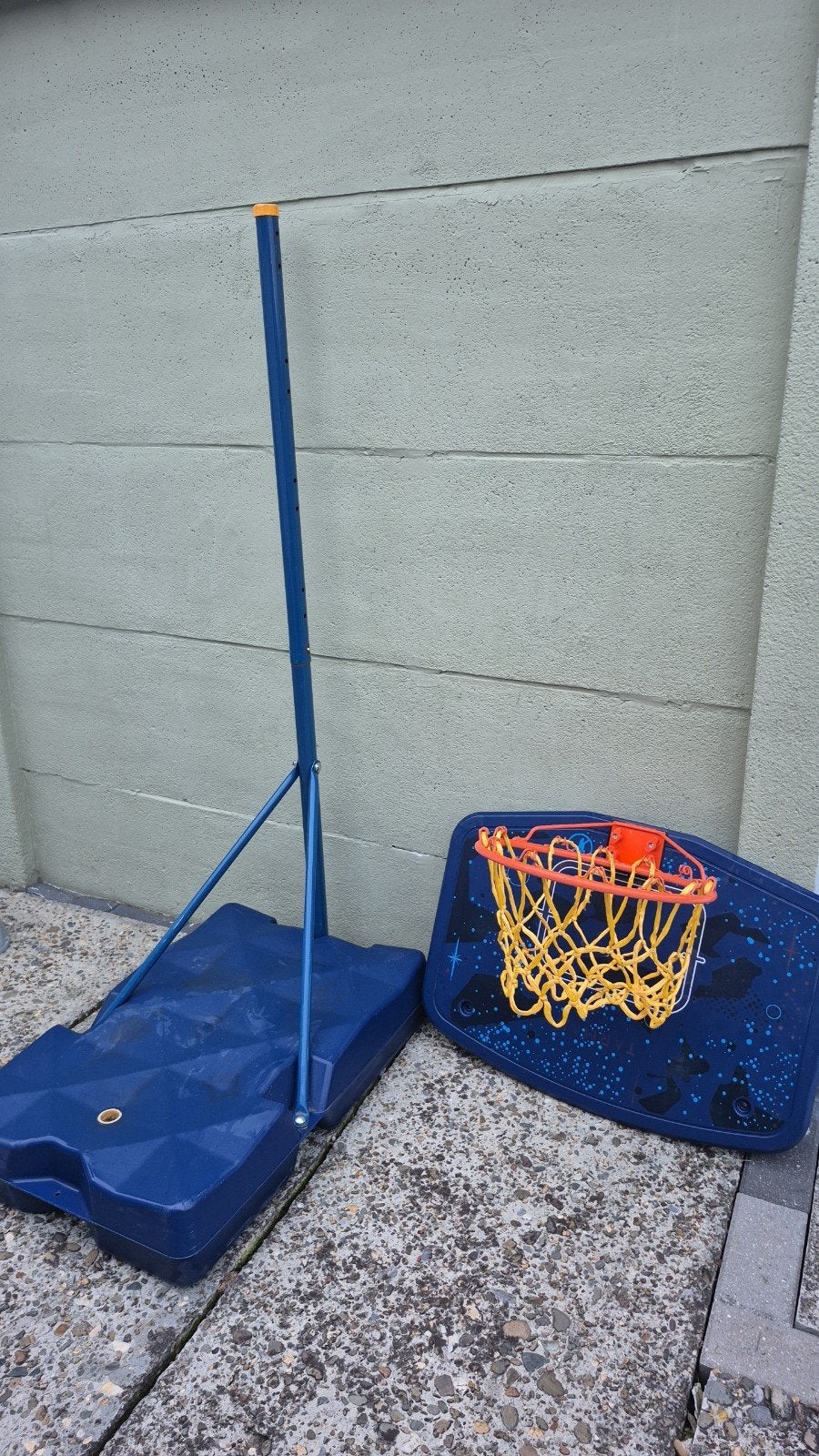 Basketbal ring, Ophalen