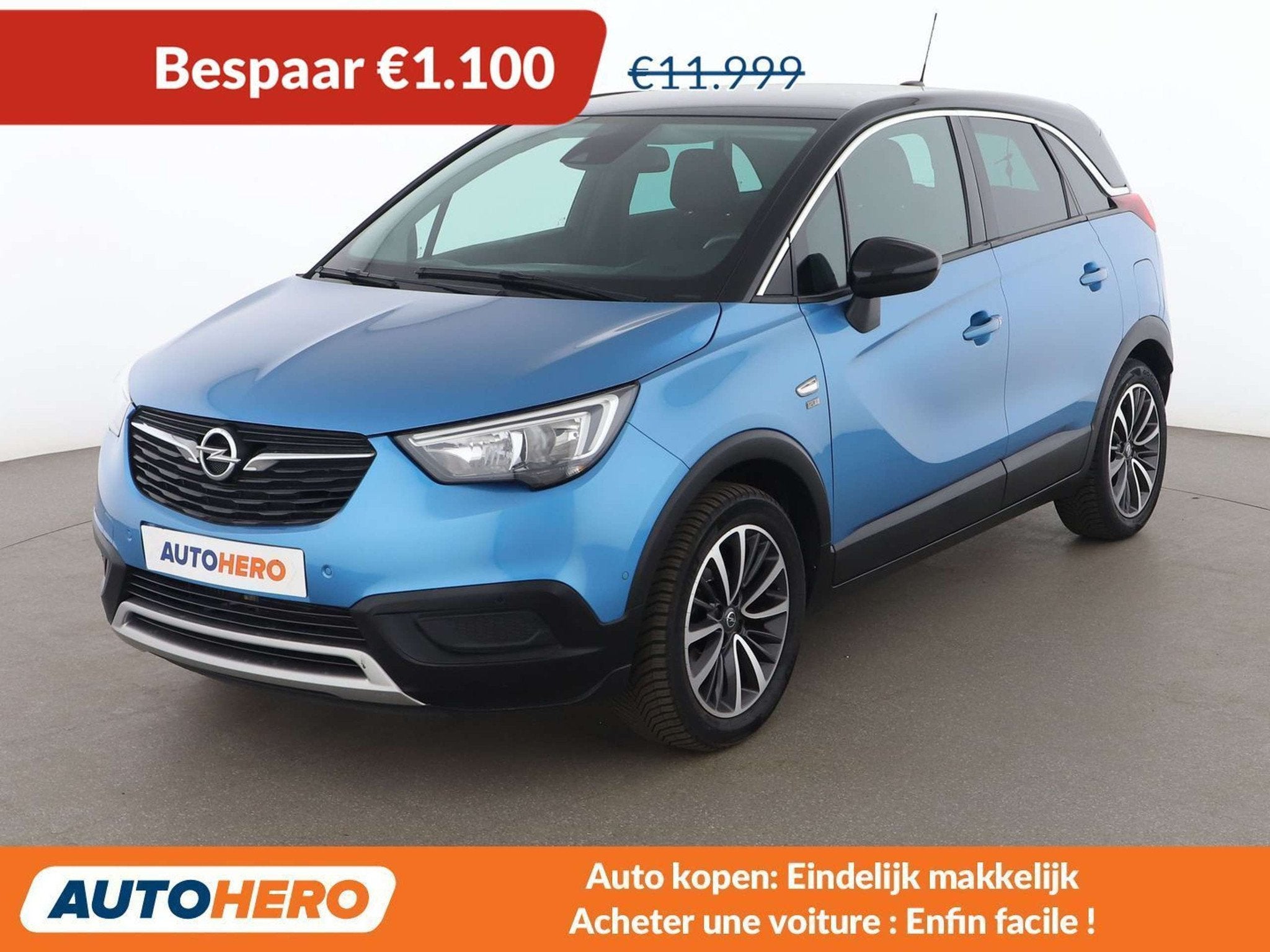 Opel Crossland X 1.5 CDTI 120 Jahre (bj 2019), Auto's, Voorwielaandrijving, 75 kW, Stof, Gebruikt