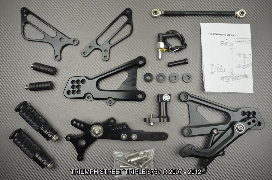 Remschakelset TRIUMPH STREET TRIPLE 675 / R 2007 - 2012, Motoren, Ophalen of Verzenden, Nieuw