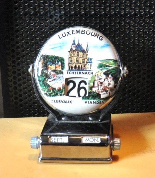 calendrier perpétuel de bureau décor Luxembourg, Enlèvement ou Envoi