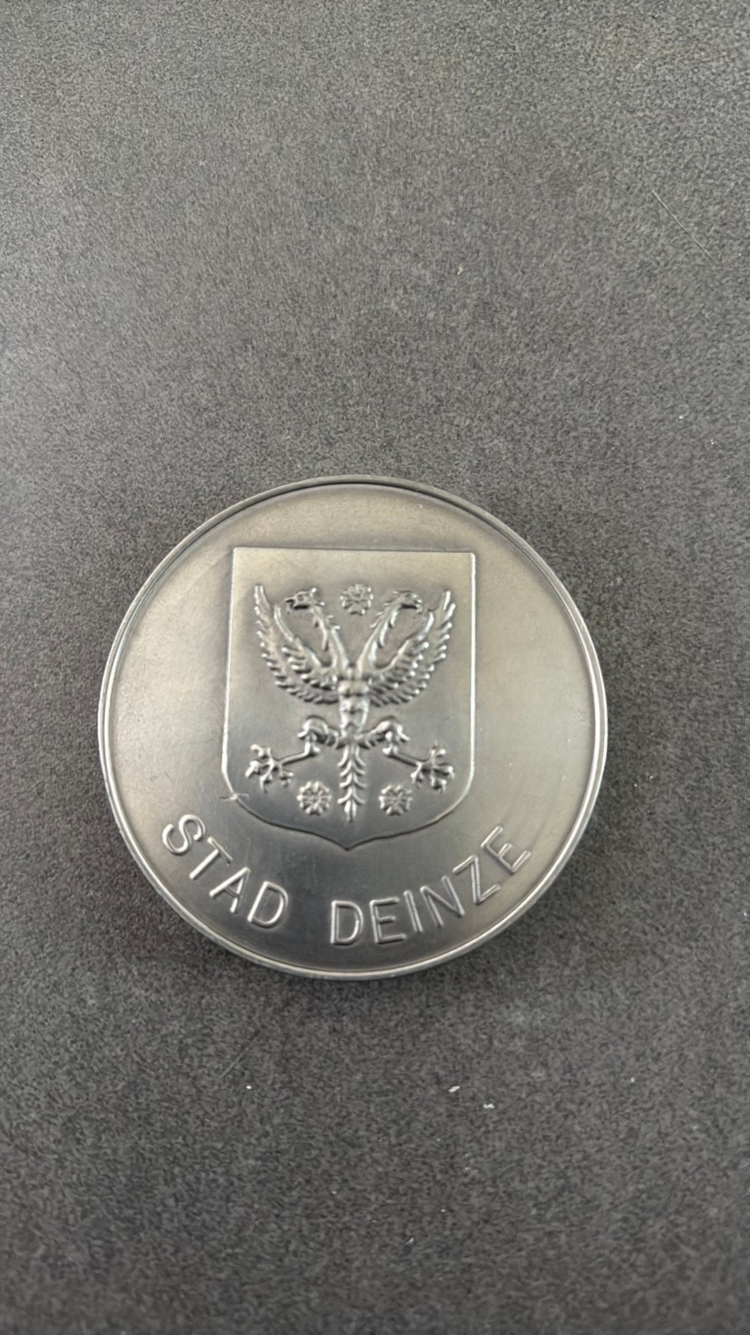 STAD DEINZE gedenk penning, medaille, Ophalen of Verzenden