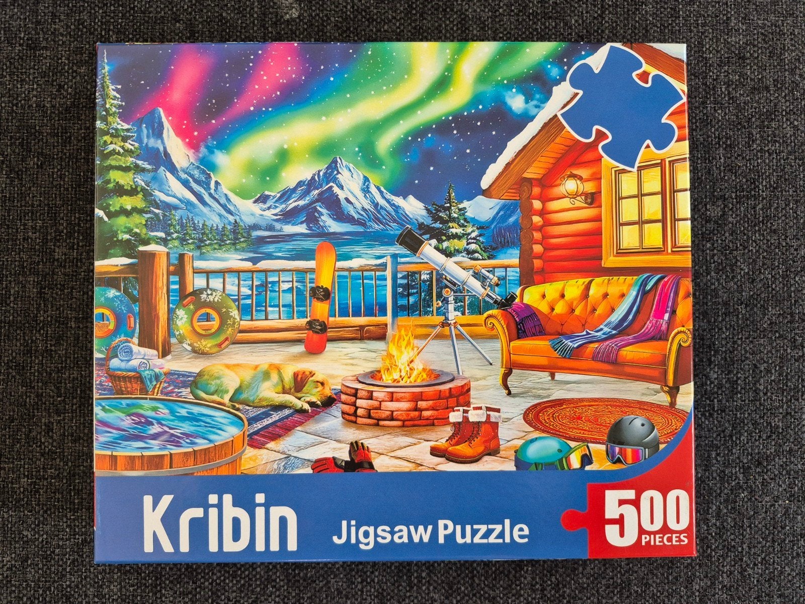 Kribin puzzel, Hobby en Vrije tijd, Ophalen of Verzenden, 500 t/m 1500 stukjes, Gebruikt, Legpuzzel
