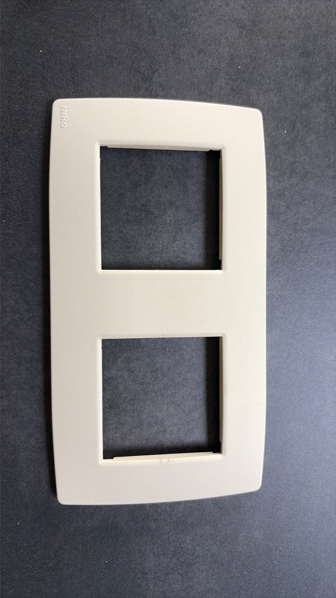 Plaque de recouvrement Niko, double face horizontale, Bricolage & Construction, Enlèvement, Comme neuf