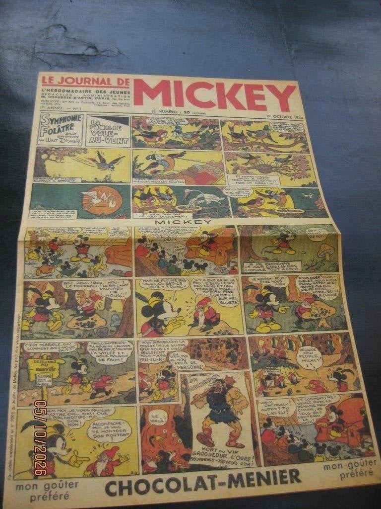 Journal de Mickey, Enlèvement, Neuf, Journal