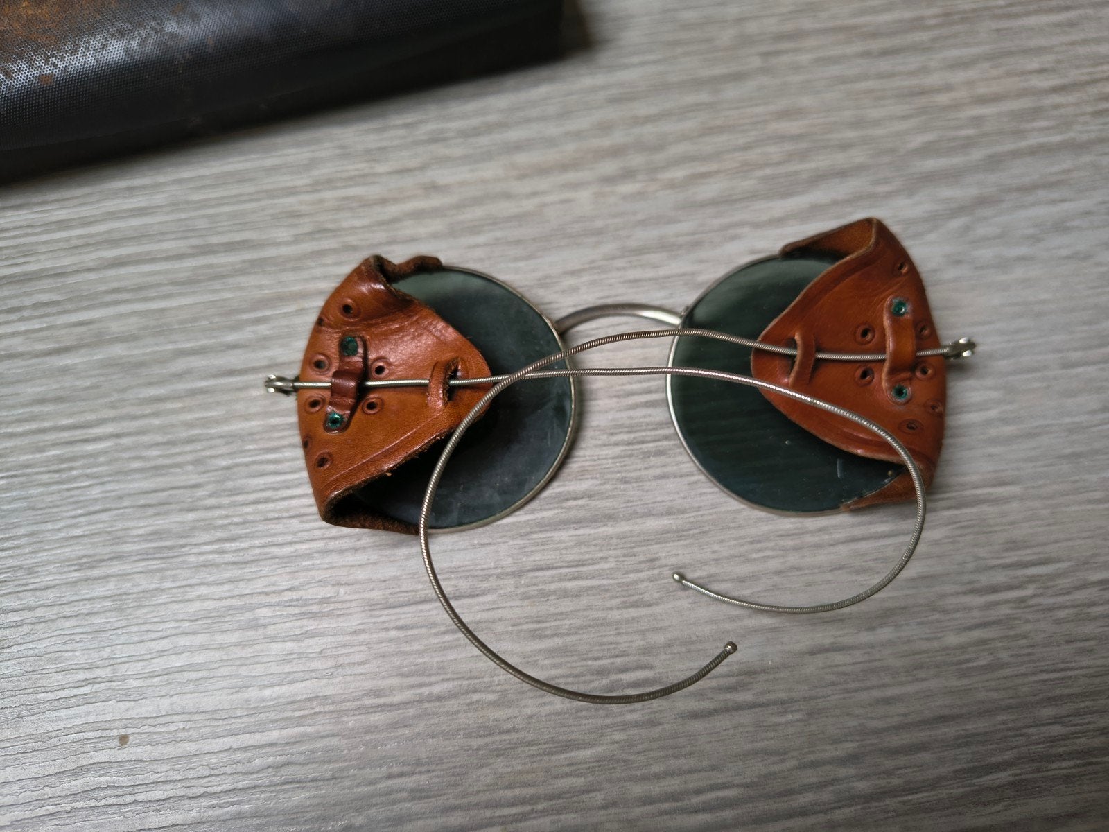 Automobilisten/moto rijders bril uit 1910/1930, Antiek en Kunst, Antiek | Gereedschap en Instrumenten, Ophalen of Verzenden