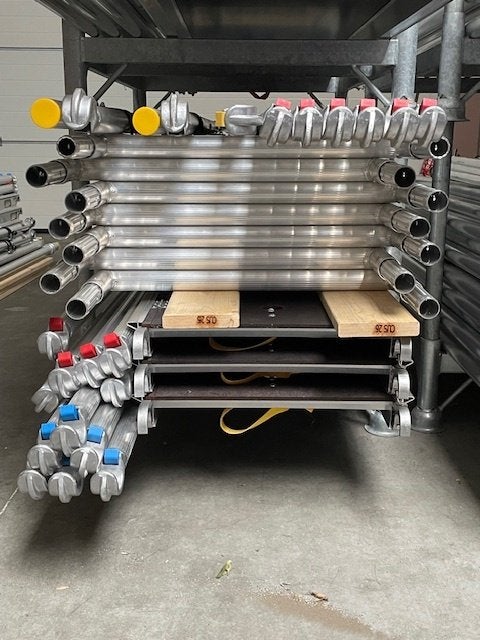 Nieuwe Custers Rolsteiger 8m Werkhoogte € 2250 EX BTW, Bricolage & Construction, Enlèvement, Neuf, Échafaudage fixe ou roulant