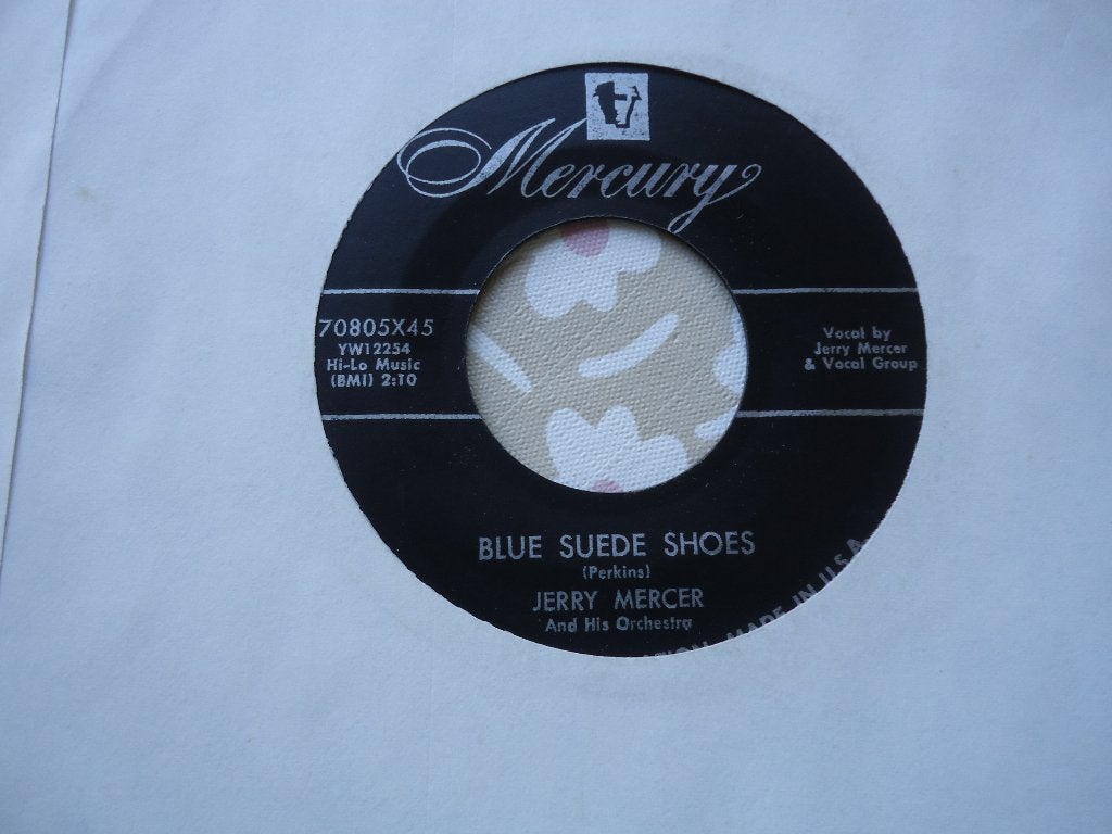 7" Jerry MERCER - Blue suede shoes, Ophalen of Verzenden