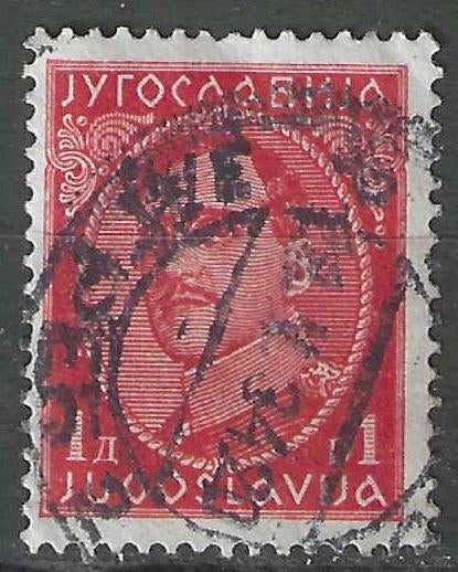 Yougoslavie 1931/1933 - Yvert 213 - Alexandre Ier (ST), Timbres & Monnaies, Timbres | Europe | Autre, Affranchi, Yougoslavie, Envoi