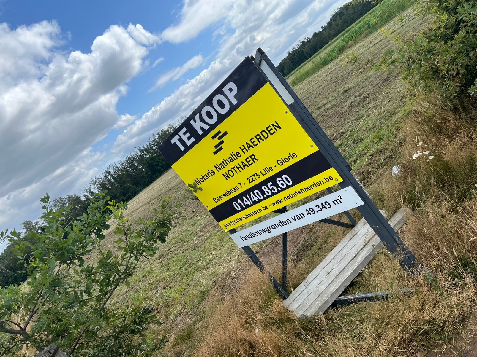 4,5 ha grond + bos Te koop ! (2275 Lille), Articles professionnels, Agriculture | Immobilier agricole, Enlèvement, 1 à 5 ha
