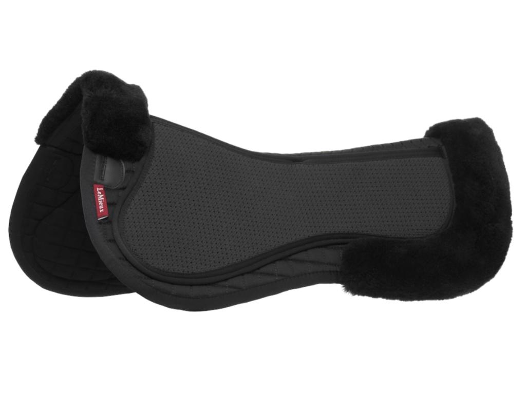 LeMieux Streamline Zadelonderlegger + inlages Zwart SALE!, Noir, Enlèvement ou Envoi, Pad de selle, Autres matériaux