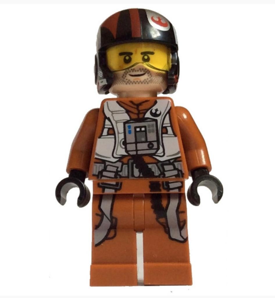 Figurine de pilote LEGO Star Wars Poe Dameron #16, Enfants & Bébés, Jouets | Duplo & Lego, Comme neuf, Lego, Minifigurine, Complet