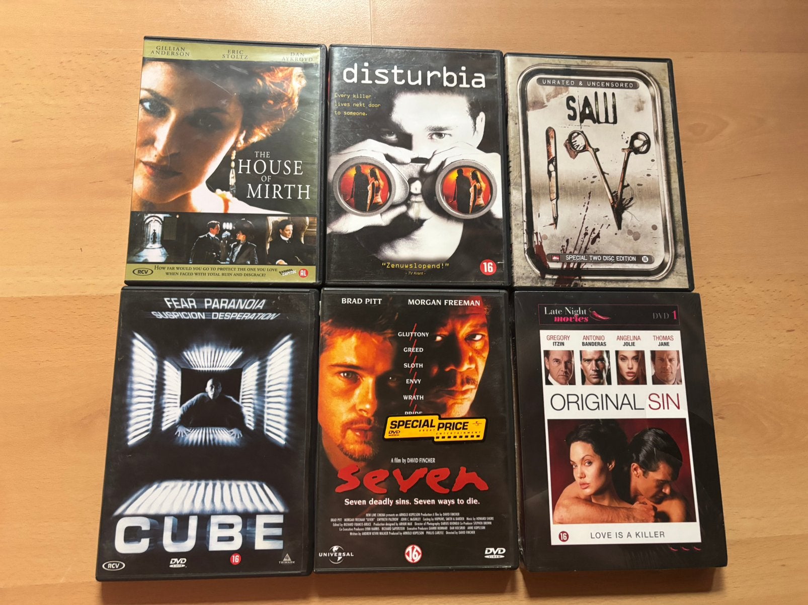 6 DVD - titres variés, Envoi, Comme neuf