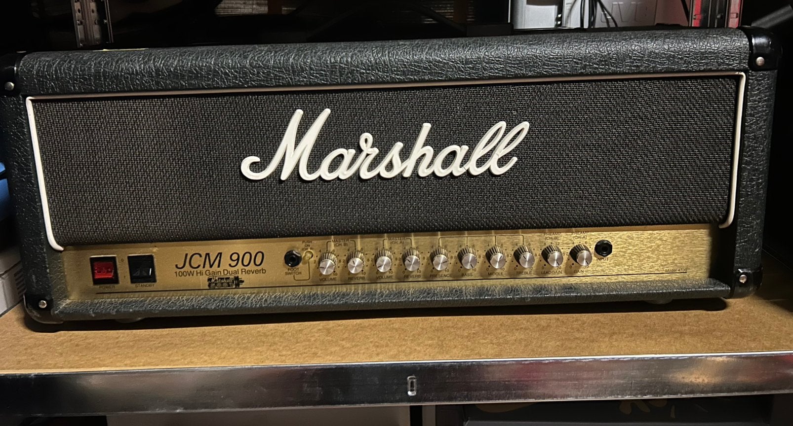 Marshall JCM900 4100 (5881) – 100W Head – 1995 (RUILEN), Muziek en Instrumenten, Ophalen, Gebruikt, Gitaar, 100 watt of meer