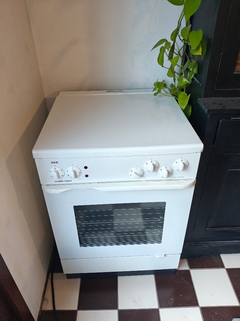 Fornuis elektrisch, Ophalen, Hete lucht, 60 cm of meer, Keramisch