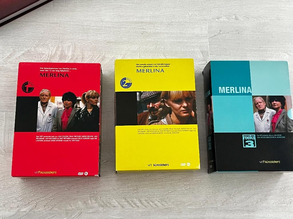 Merlina Reeks, 1,2 en 3 (comleet), Cd's en Dvd's, Alle leeftijden, Ophalen of Verzenden, Gebruikt, Overige genres