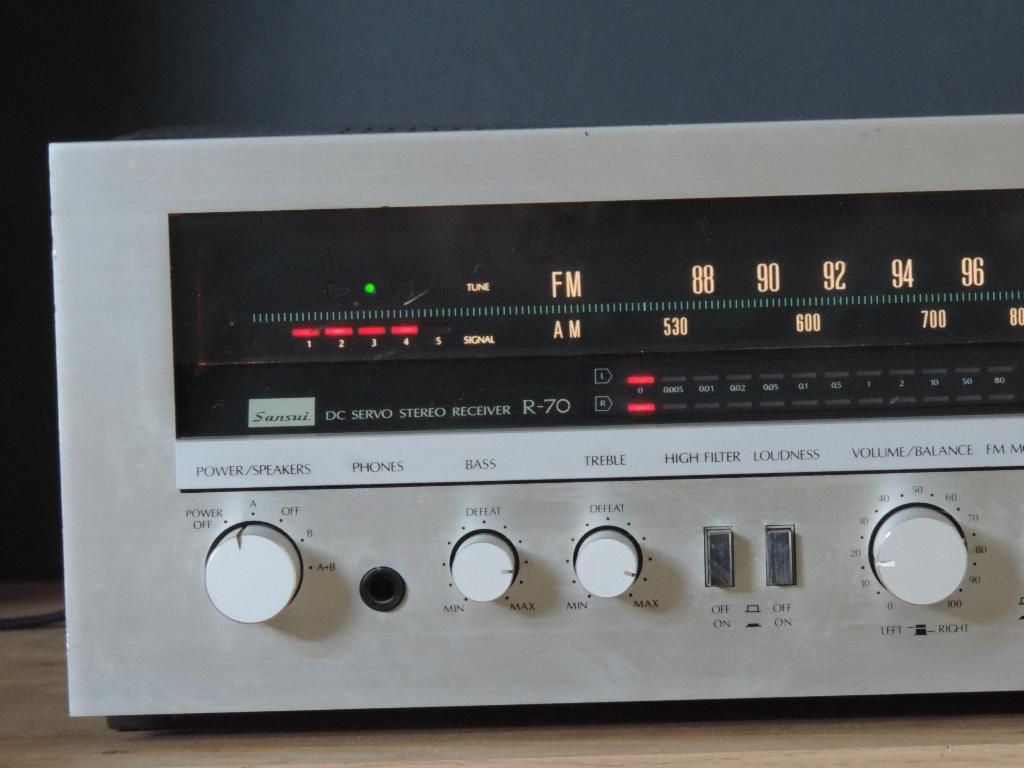 Super ampli Sansui R-70  Fonctionne parfaitement, Enlèvement, Utilisé