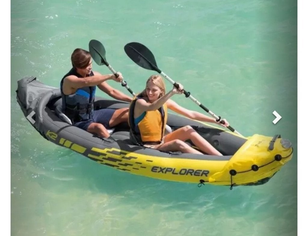 canoë-kayak gonflable k2 Explorer, Sports nautiques & Bateaux, Canoës, Gonflable, Kayak, Comme neuf, Enlèvement