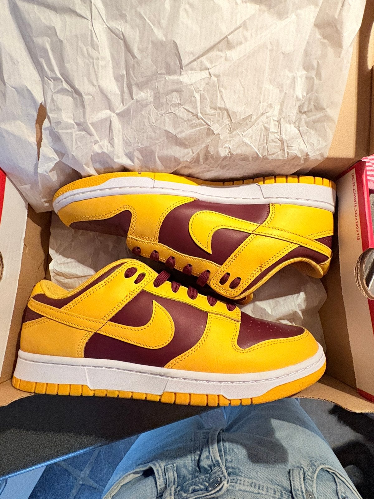Nike dunk low arizona state, Enlèvement, Comme neuf, Baskets