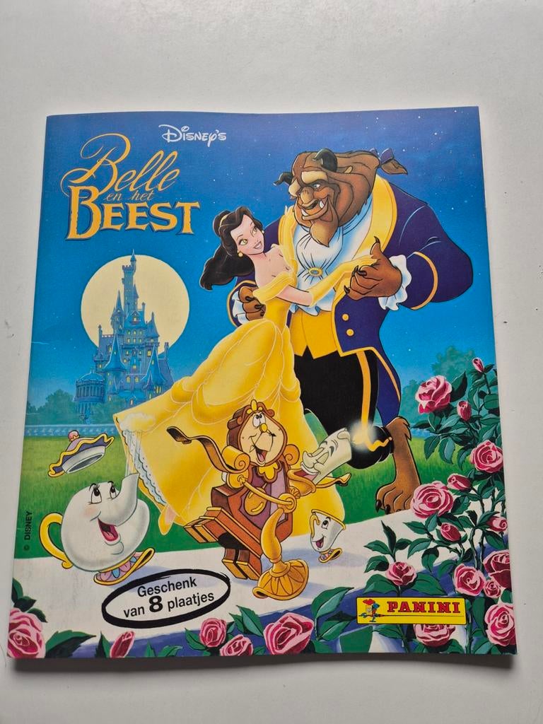Belle en het beest Panini jaren 90 stikker boek., Verzamelen, Stickers, Ophalen of Verzenden