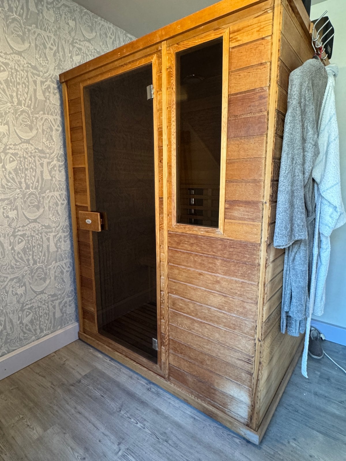 Infraroodcabine voor 2 personen, Sports & Fitness, Enlèvement ou Envoi, Utilisé, Infrarouge, Sauna complet