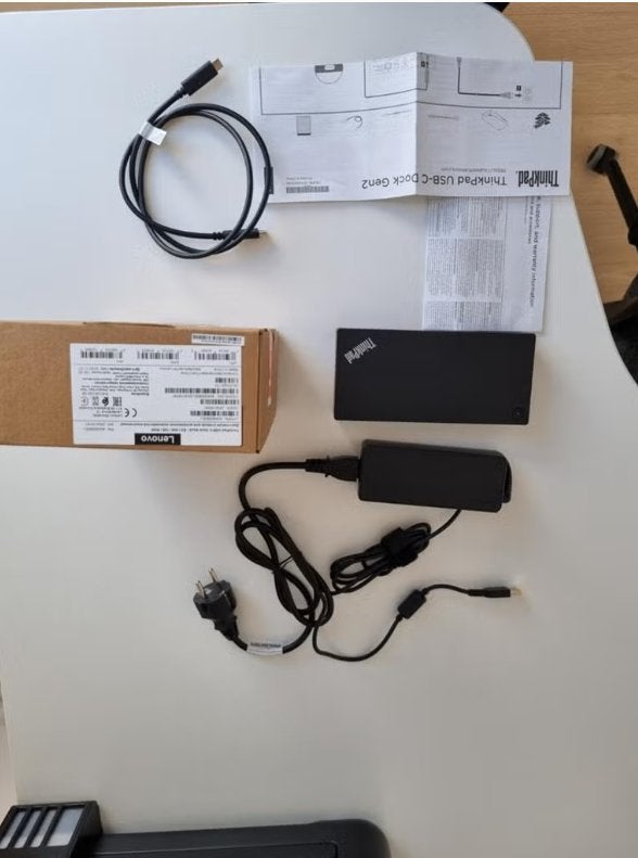 Lenovo Thinkpad USB-C Docking Station Gen 2, Ophalen, Zo goed als nieuw, Lenovo, Docking station