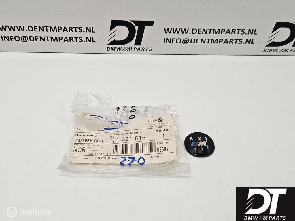 Embleem dogleg 5-bak M BMW 25111221615, Nieuw, Ophalen of Verzenden