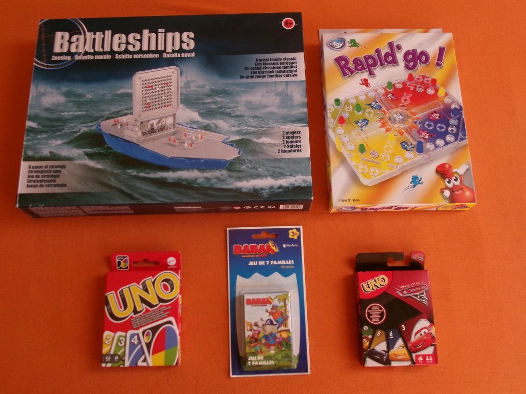 LOT DE 5 JEUX DE SOCIETES - NEUFS !, 1 ou 2 joueurs, Enlèvement, Neuf