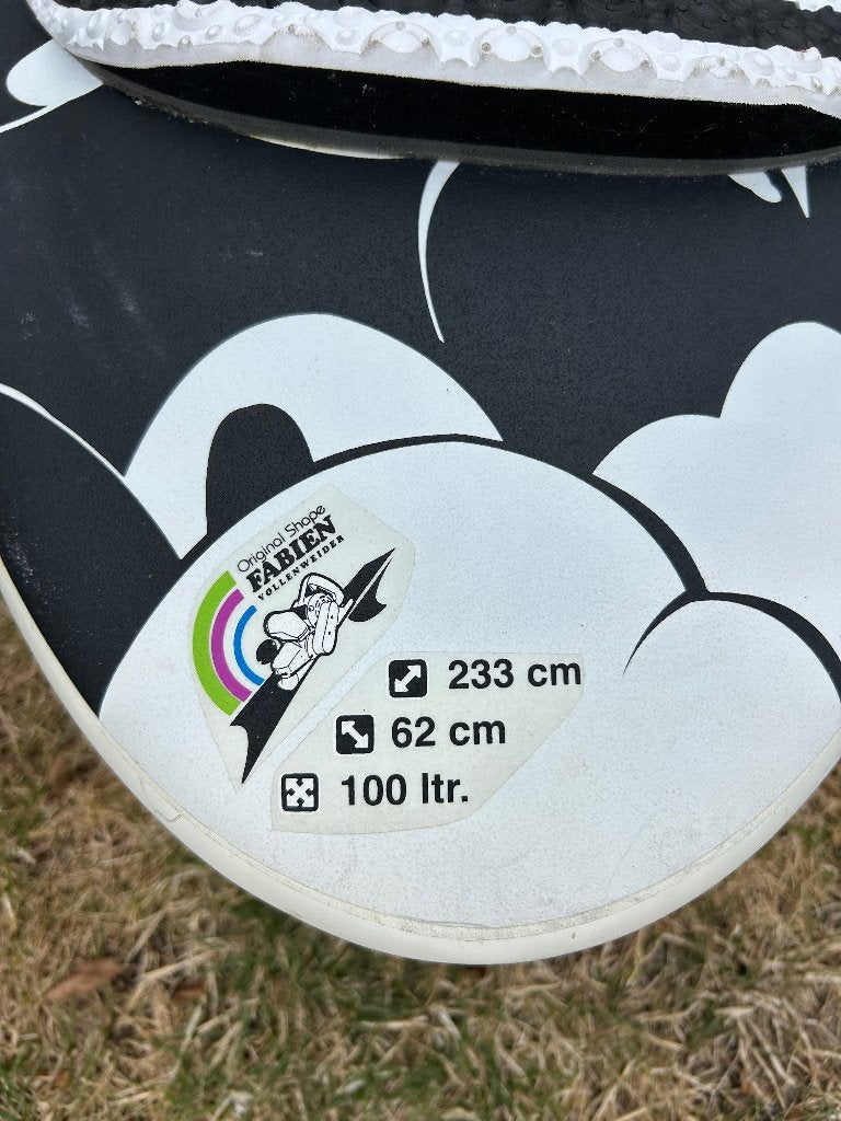 Freestyle windsurf board Tabou Team Edition, Watersport en Boten, Windsurfen, Ophalen, Gebruikt, Tabou, Minder dan 250 cm