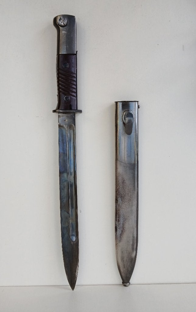 Duitse wehrmacht k98 bajonet, Verzamelen, Militaria | Tweede Wereldoorlog, Ophalen of Verzenden, Landmacht, Mes of Dolk