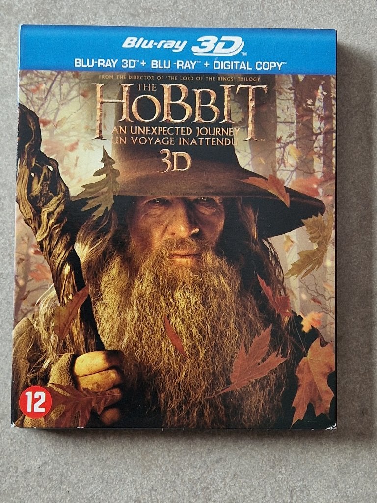 Blu-Ray  The Hobbit 3D An Unexpected Journey Peter Jackson, Film, Ophalen of Verzenden, Zo goed als nieuw, Blu-ray