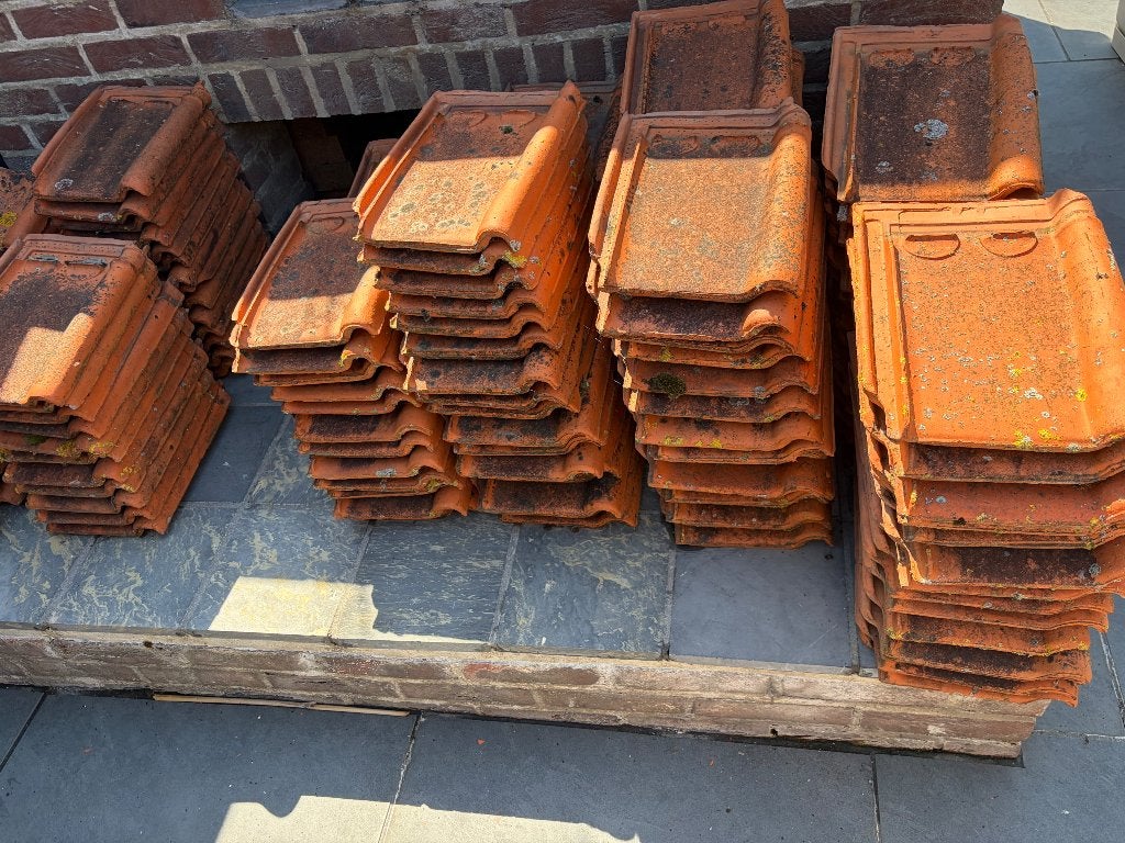 Oude dakpannen, Ophalen, Gebruikt, Steen of Klei, 5 tot 10 m²