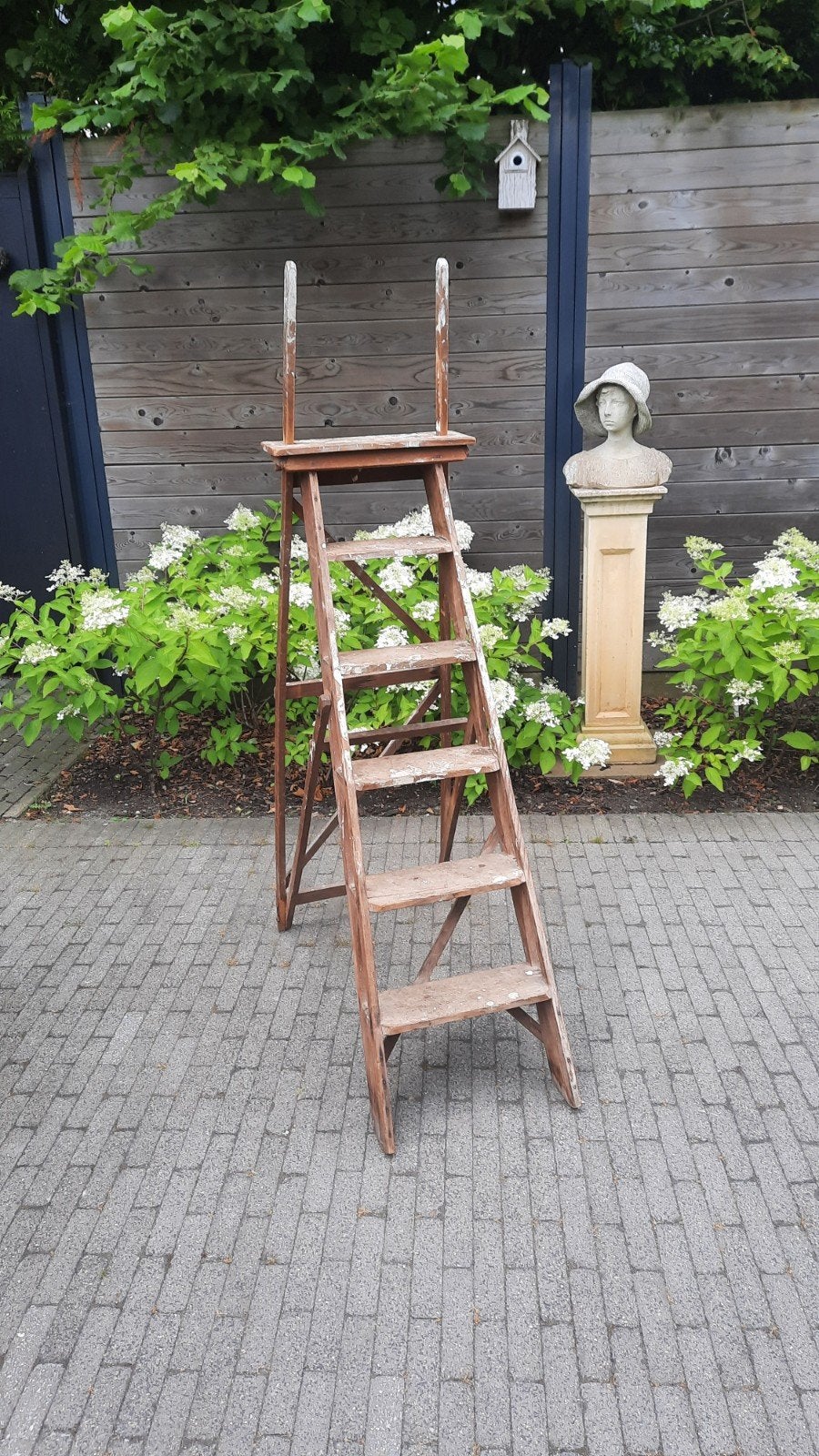 Houten ladder, Doe-het-zelf en Bouw, Ladders en Trappen, Ophalen