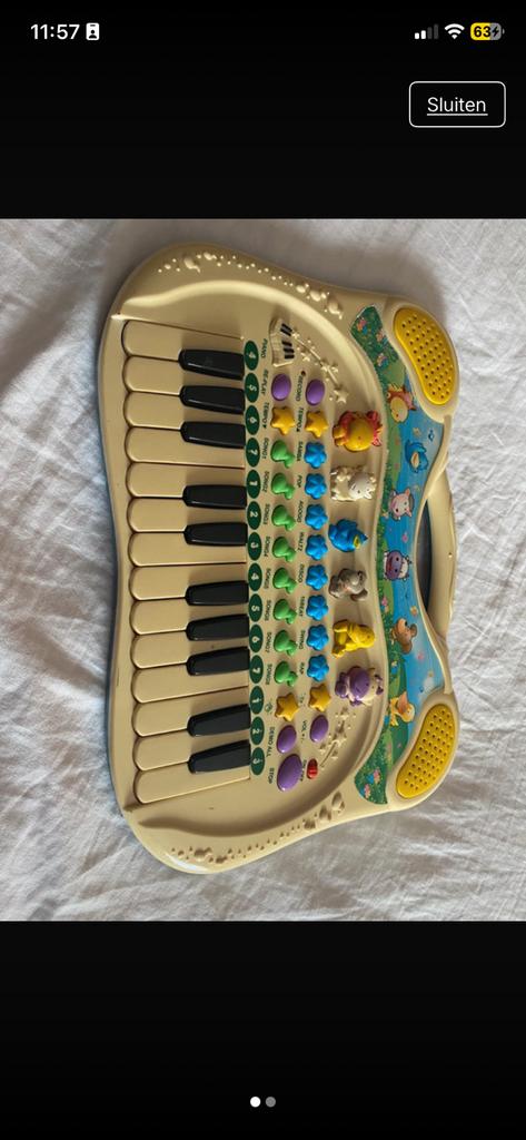 Kinderpiano, Muziek en Instrumenten, Piano's, Zo goed als nieuw, Ophalen