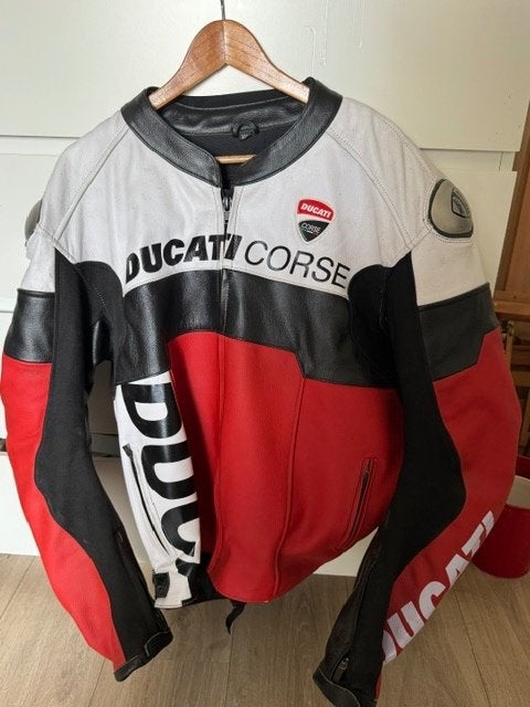 Motorvest Ducati Corse, Motoren, Kleding | Motorkleding, Ophalen, Tweedehands, Heren, Jas | leer