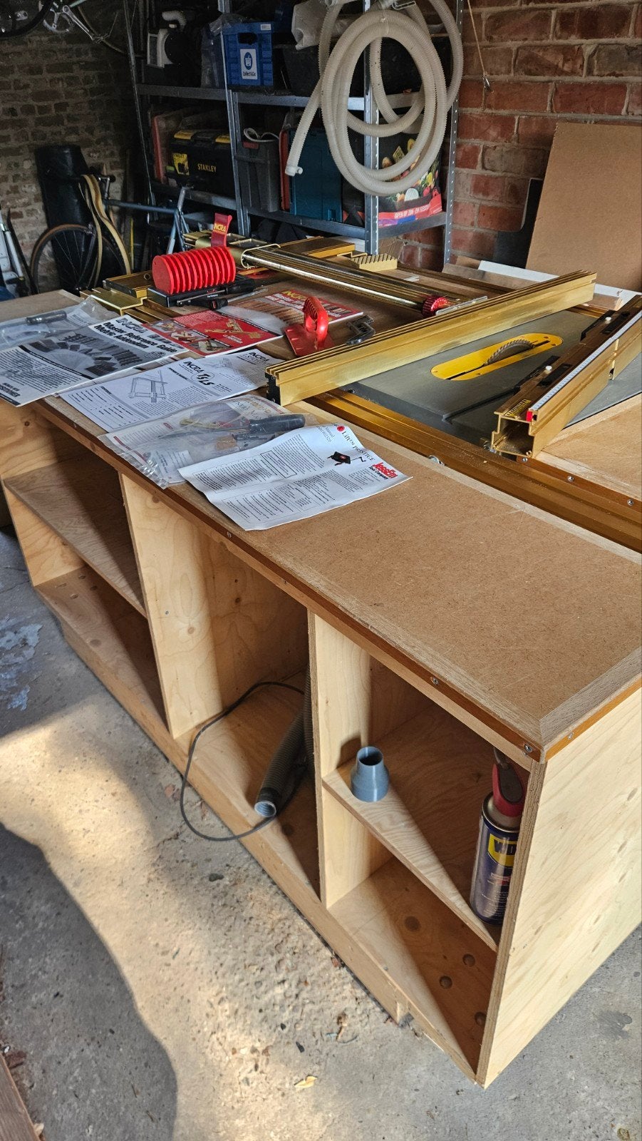 Combinatie zaag-en freestafel., Bricolage & Construction, Outillage | Scies mécaniques, Enlèvement