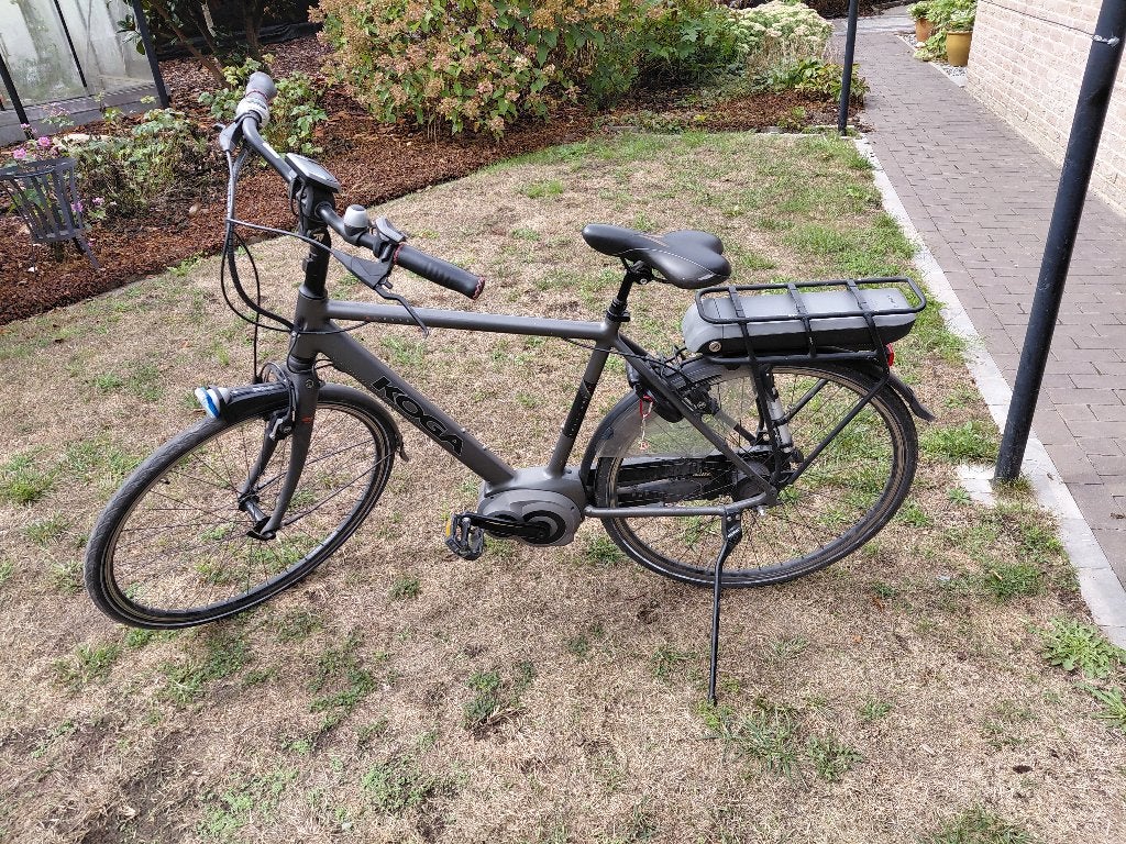 Heren fiets koga elektrische, Fietsen en Brommers, Gebruikt, Velgrem, 53 tot 57 cm, Ophalen