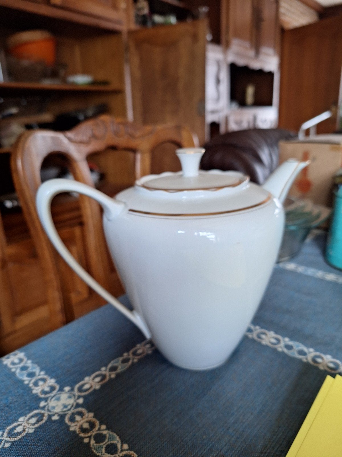 Porselijnen koffiekan, Antiek en Kunst, Ophalen