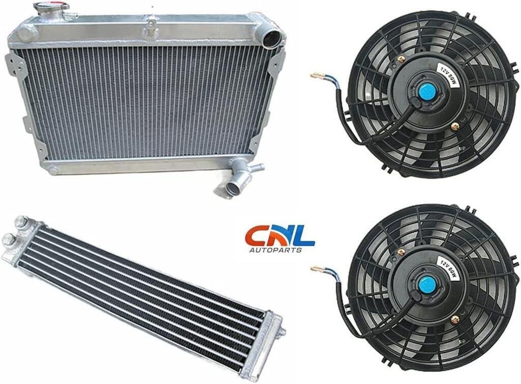 Radiateur Mazda +fans +oliekoeler RX7 RX-7 S1 S2 S3 79-85, Neuf, Enlèvement ou Envoi