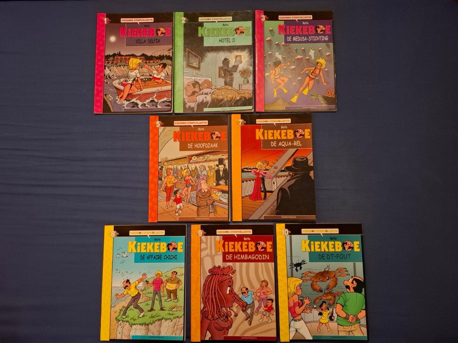 Kiekeboe Stripcollectie 8 albums pakket, Boeken, Stripverhalen, Meerdere stripboeken, Ophalen of Verzenden, Zo goed als nieuw