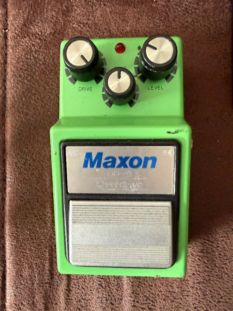 Maxon OD-9 Overdrive – Made in Japan, Ophalen of Verzenden, Gebruikt, Distortion, Overdrive of Fuzz