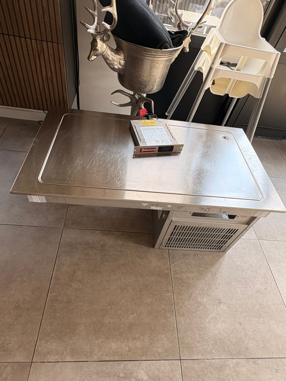 Vitrine réfrigérée professionnelle Diamond IN/RPX12-R9, Ophalen