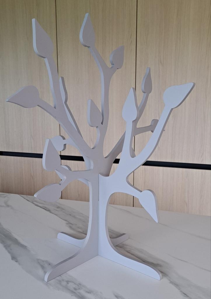 Display 3D boom 57cm doopsuiker marmer grijs, Enlèvement ou Envoi