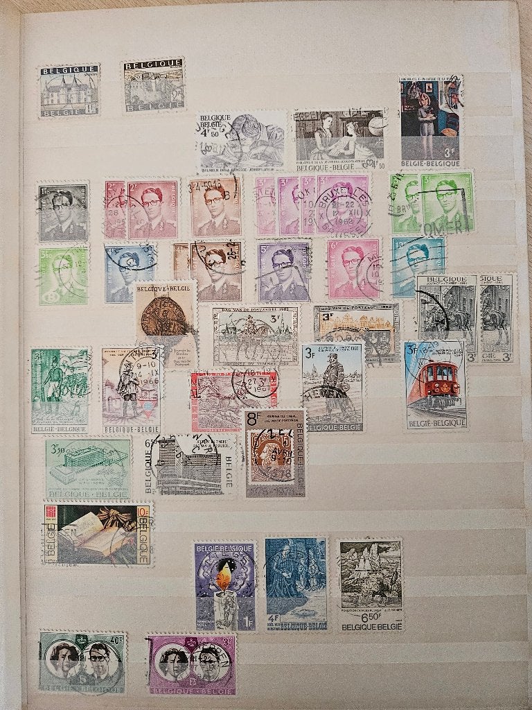 Postzegelverzameling ook Belgisch Congo, Ophalen of Verzenden, Overige landen, Gestempeld