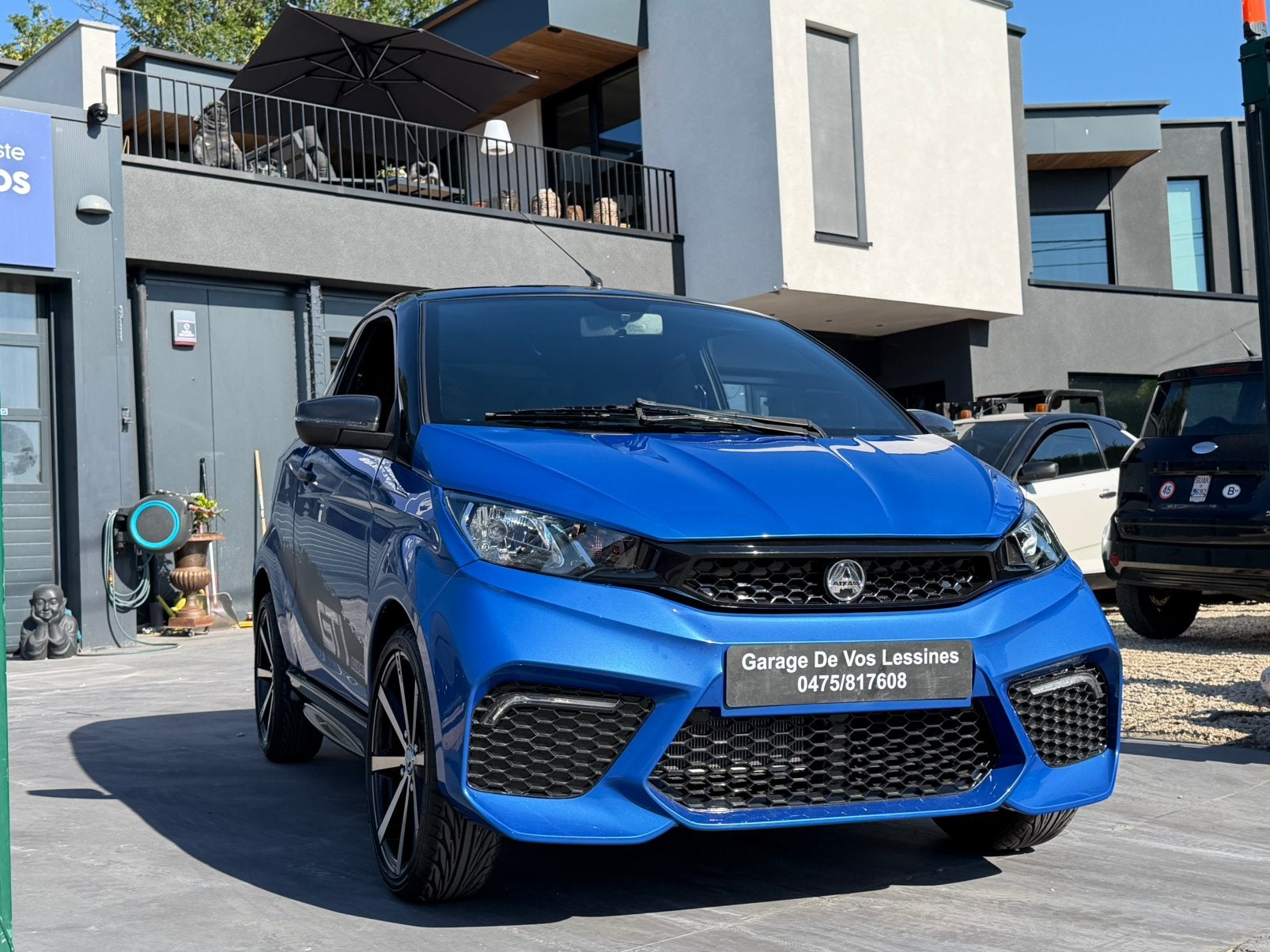 aixam coupe gti bj 11/2024 slechts 824 km !!!!!, Auto's, Aixam, Bedrijf, Te koop, Diesel, Automaat, Blauw, Leder, Voorwielaandrijving