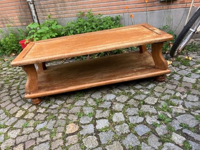 GRATIS HOUTEN SALON TAFEL, Enlèvement, Utilisé, 50 à 100 cm, Rectangulaire