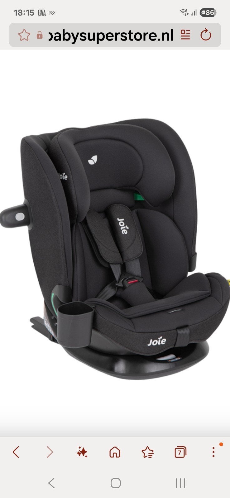 Joïe, Kinderen en Baby's, Autostoeltjes, Ophalen