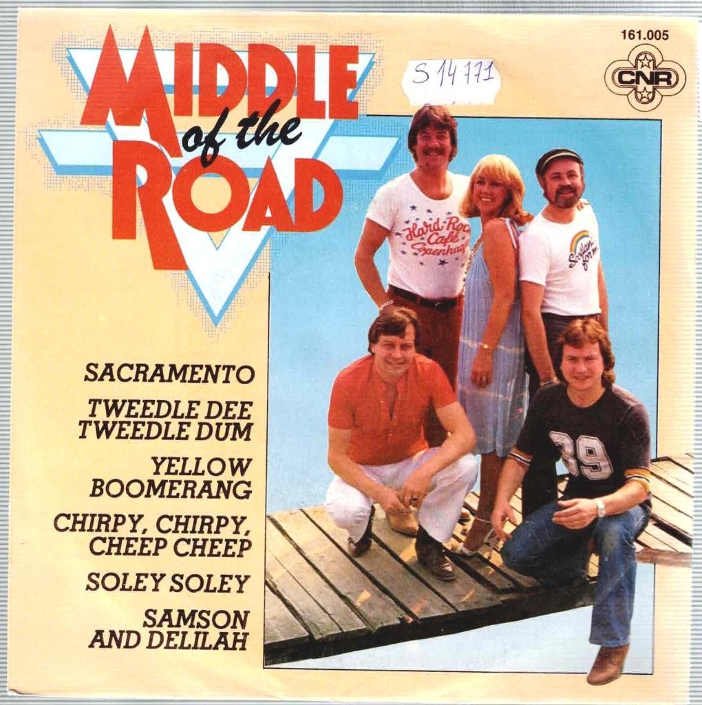 Vinyl, 7"  /  Middle Of The Road – Sacramento, Ophalen of Verzenden, 1980 - 1989, Overige formaten