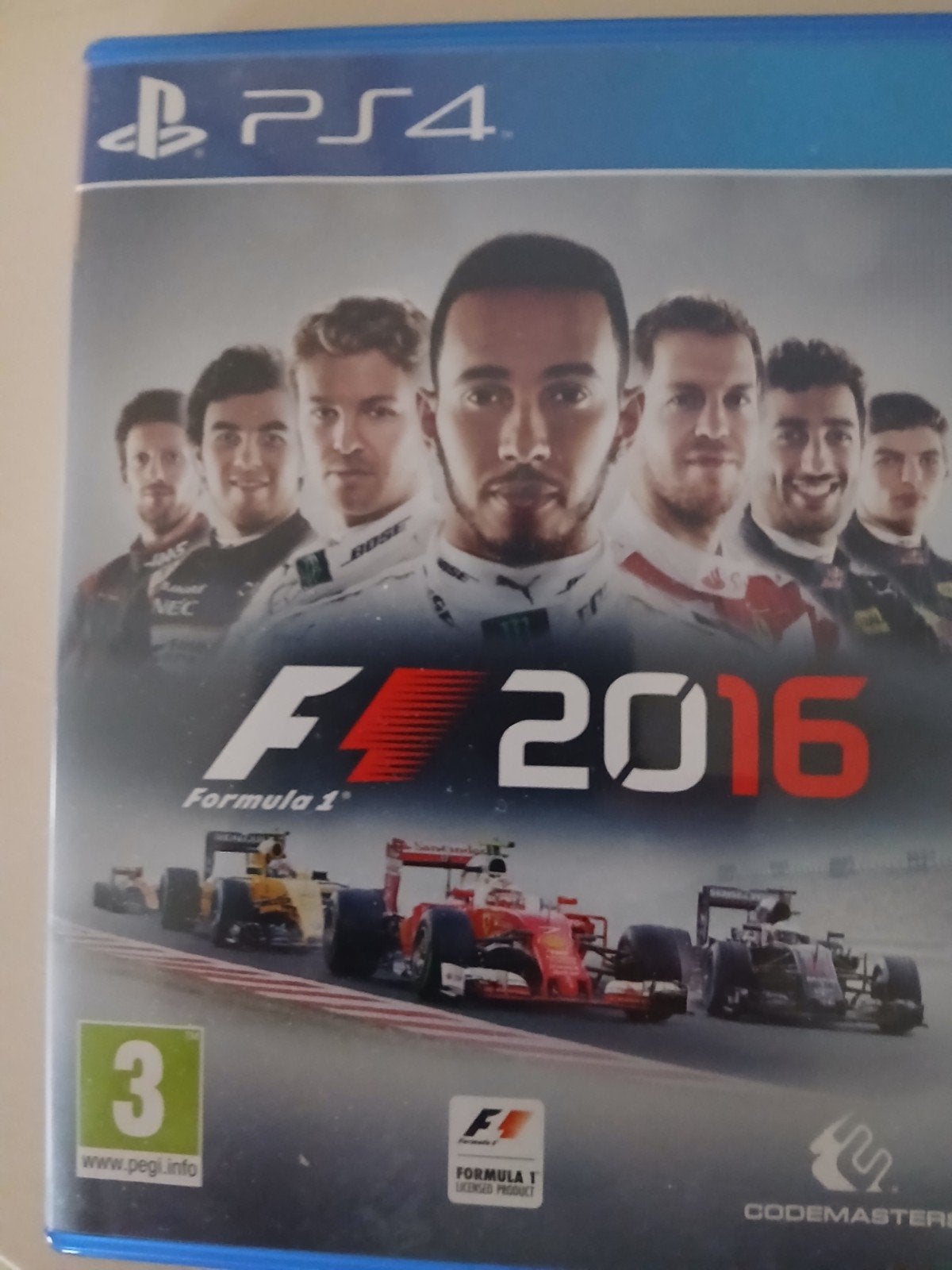 F1 2016, Consoles de jeu & Jeux vidéo, Enlèvement, Course et Pilotage, À partir de 3 ans