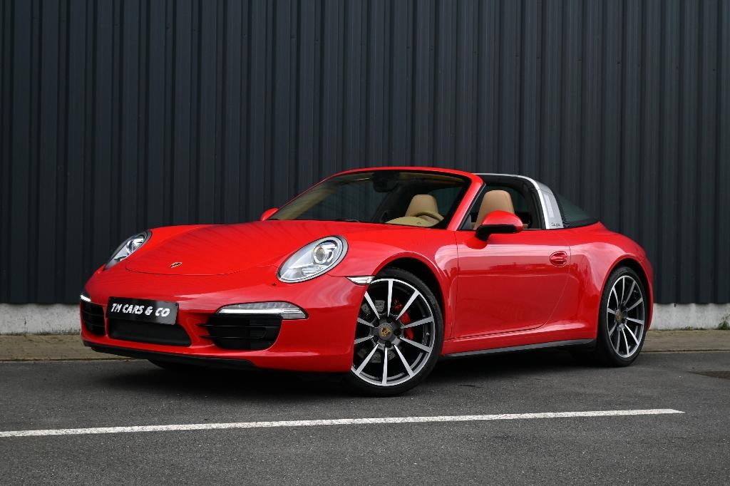 Porsche 911 991 Targa 4 / 63dkm / sportuitlaat, zetelver,pdk, Auto's, Porsche, Automaat, Cabriolet, 257 kW, Leder