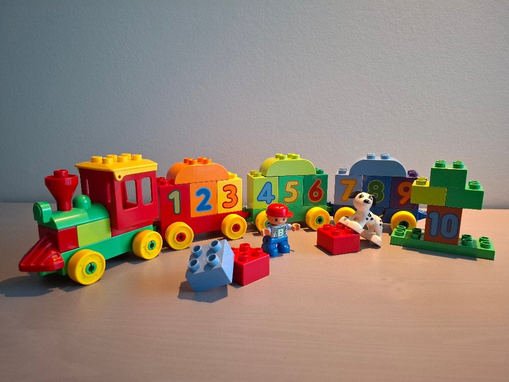 Duplo 10558 – Getallentrein, Kinderen en Baby's, Gebruikt, Overige thema's, Ophalen of Verzenden, Compleet